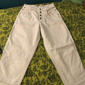 Vintage Zena White High Waist Mom Jeans